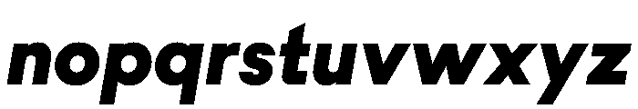 MNKYMaurice BlackItalic Instance Font LOWERCASE