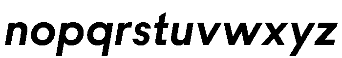 MNKYMaurice BoldItalic Instance Font LOWERCASE