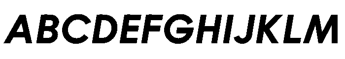 MNKYMaurice ExtraboldItalic Instance Font UPPERCASE