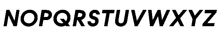 MNKYMaurice ExtraboldItalic Instance Font UPPERCASE