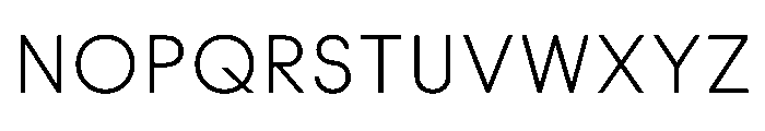 MNKYMaurice Extralight Instance Font UPPERCASE