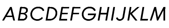 MNKYMaurice Italic Instance Font UPPERCASE