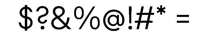 MNKYMaurice Light Instance Font OTHER CHARS