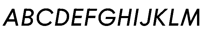 MNKYMaurice MediumItalic Instance Font UPPERCASE