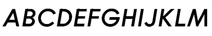 MNKYMaurice SemiboldItalic Instance Font UPPERCASE