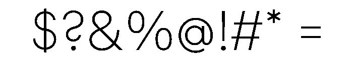 MNKYMaurice Thin Instance Font OTHER CHARS