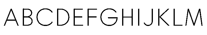 MNKYMaurice Thin Instance Font UPPERCASE