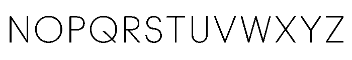 MNKYMaurice Thin Instance Font UPPERCASE