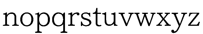 Mode Mincho A Large Std Light Font LOWERCASE