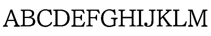 Mode Mincho A Large Std Regular Font UPPERCASE
