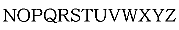 Mode Mincho A Large Std Regular Font UPPERCASE