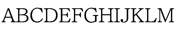 Mode Mincho B Large Std Light Font UPPERCASE
