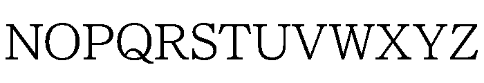 Mode Mincho B Large Std Light Font UPPERCASE