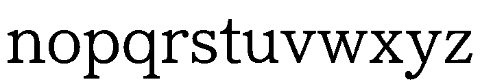 Mode Mincho B Large Std Regular Font LOWERCASE