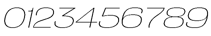 Mode Variable Extra Light Italic Font OTHER CHARS