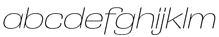 Mode Variable Extra Light Italic FONT