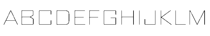 Mode Variable Extra Light Font UPPERCASE