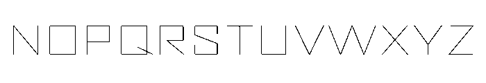 Mode Variable Extra Light Font UPPERCASE