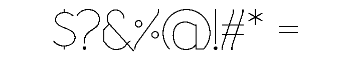 Mode Variable Regular Font OTHER CHARS