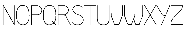 Mode Variable Regular Font UPPERCASE