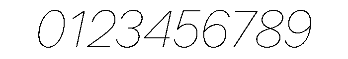 Mode Variable Thin Italic Font OTHER CHARS
