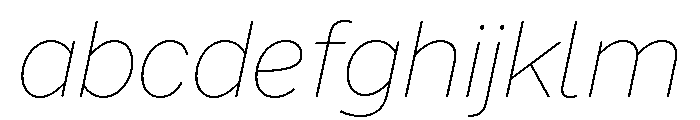 Mode Variable Thin Italic FONT