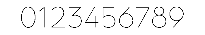 Mode Variable Thin Font OTHER CHARS