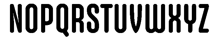 Modulator Text Var 100 Narrow Font UPPERCASE