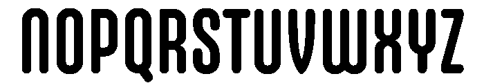 Modulator Text Var 100 Narrow Font LOWERCASE