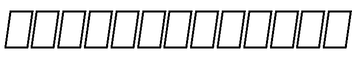 Mokharbash Oblique1 Font LOWERCASE