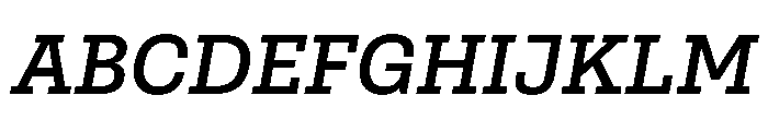 Mokoko Variable Semibold Italic Font UPPERCASE