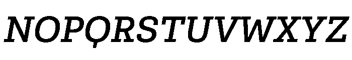 Mokoko Variable Semibold Italic Font UPPERCASE