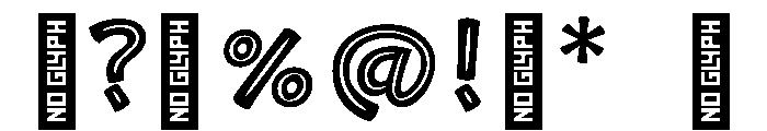 Mokupan Regular Font OTHER CHARS