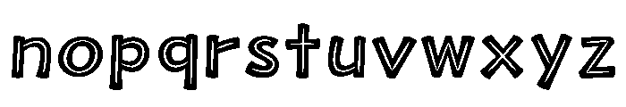 Mokupan Regular Font LOWERCASE