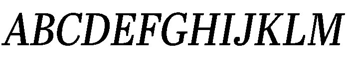 Mon Nicolette Variable Italic Font UPPERCASE