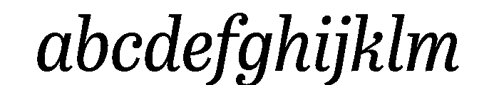 Mon Nicolette Variable Italic FONT