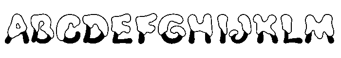 Moolong Paints Regular Font UPPERCASE