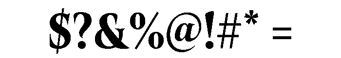 Moret Variable Extra Bold Font OTHER CHARS