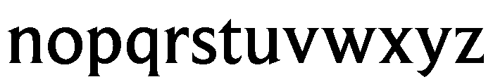 Moret Variable Medium Font LOWERCASE
