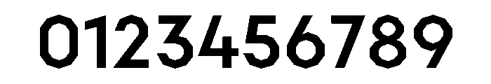 Mozaic Variable Bold Font OTHER CHARS