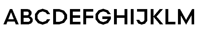 Mozaic Variable Bold Font UPPERCASE