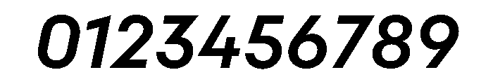 Mozaic Variable Medium Italic Font OTHER CHARS