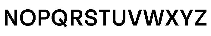 Mozaic Variable Medium Font UPPERCASE