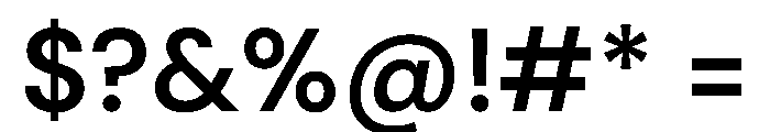 Mozaic Variable Semibold Font OTHER CHARS