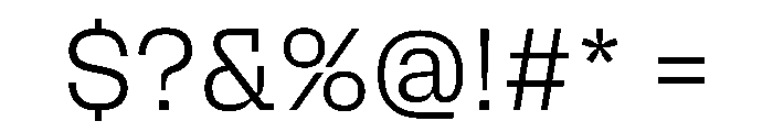 Mozilla Headline Extra Light Font OTHER CHARS
