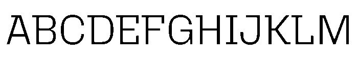 Mozilla Headline Extra Light Font UPPERCASE