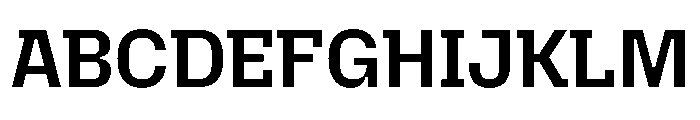 Mozilla Headline Semibold Font UPPERCASE