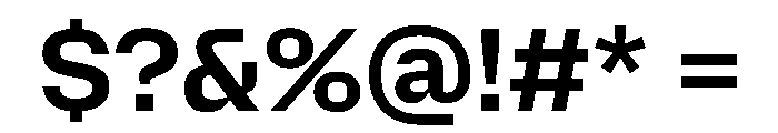 Mozilla Text Bold Font OTHER CHARS