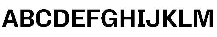 Mozilla Text Bold Font UPPERCASE