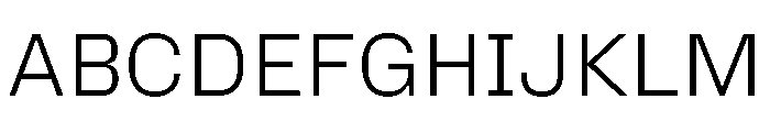 Mozilla Text ExtraLight Font UPPERCASE